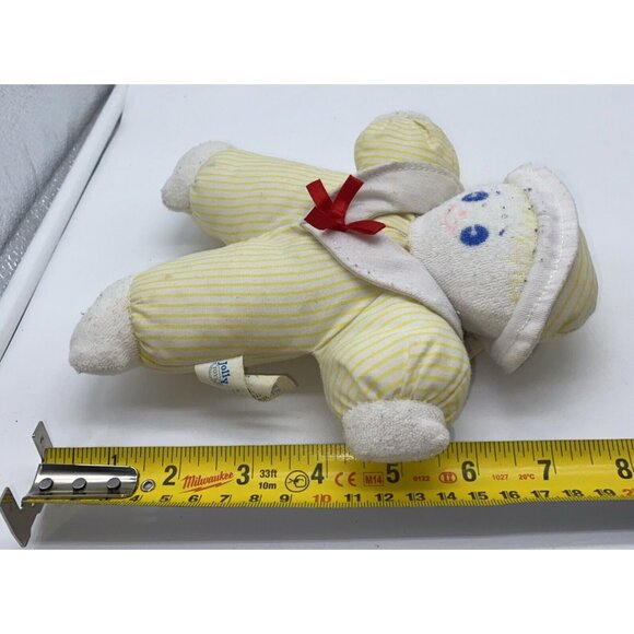 Jolly Toys Soft Sailor Rattle Doll Plush Stuffed Baby Infant Yellow 1988 Vintage - Picture 9 of 10